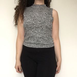 Gray cotton AEO top